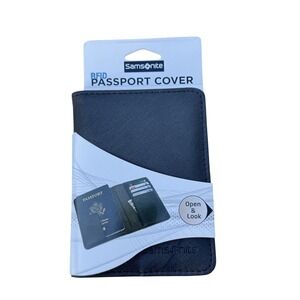 Samsonite RFID Passport Cover  - Black BRAND NEW
